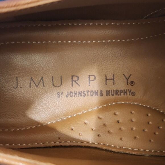 Johnston & Murphy Tan Leather Oxfords main image 4
